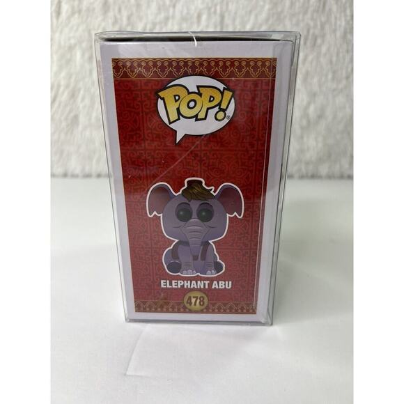 Funko POP! Disney Aladdin Elephant Abu #478 Vinyl Figure New W/ Protector - Picture 5 of 6